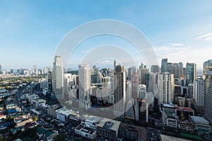 Makati City Skyline, Manila - Philippines.