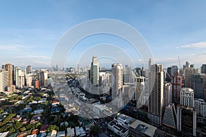 Makati City Skyline, Manila - Philippines.