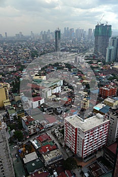 Makati district in manila, philippines