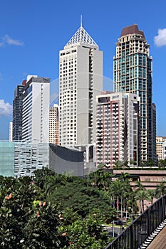 Makati skyline, Manila