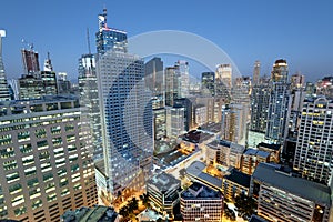 Makati Skyline in Manila - Philippines