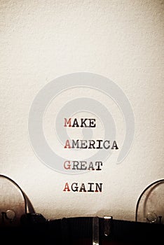 Make America great again phrase