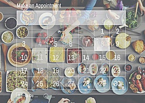 Make an Appointment Calendar Schedule Organization Planning Concept