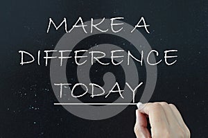 Make a difference