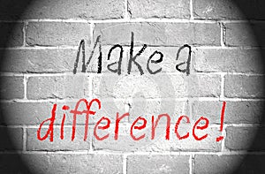 Make a difference