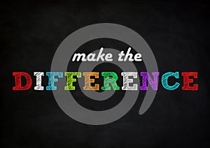 Make the difference