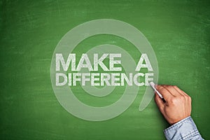 Make a difference on blackboard