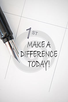 Make a difference