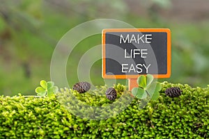 Make life easy on small blackboard