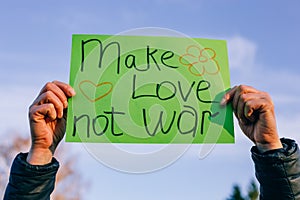 Make love, not war