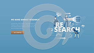 We make market research hero banner