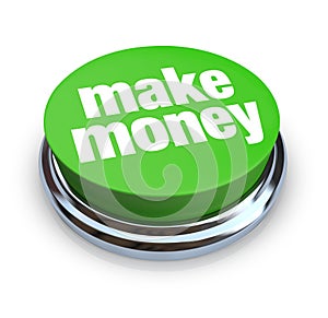 Make Money Button - Green