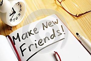 Make new friends. Networking concept.