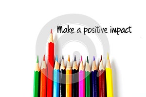 Make positive impact photo
