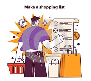 Make shopping list to decrease your spendings. Risk management