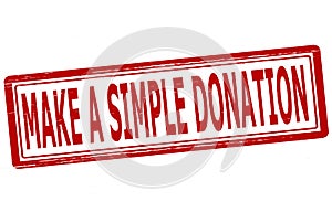 Make a simple donation