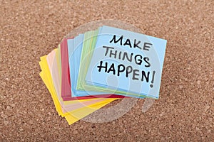 Make things happen