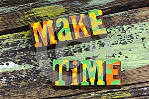 Make time finish job project plan prepare focus success