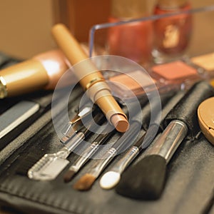 Still life of make up things