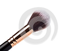 Make up brush powder blusher isolated on white background
