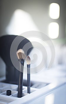 Make-up brushes in makeup brush store