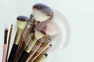 Make up brushes still life