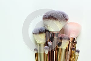 Make up brushes still life