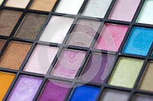 Make up color pallet with nice details over the various colors