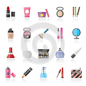 Make-up and cosmetics icons