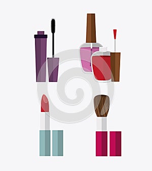 Make up desing, vector illustration photo