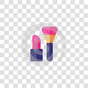 make up icon sign and symbol. make up color icon for website design and mobile app development. Simple Element from hygiene