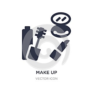 make up icon on white background. Simple element illustration from Beauty concept