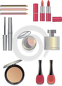 Make up icons set