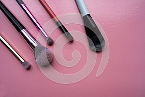 Make up kits close up shot