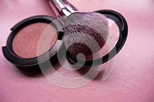 Make up kits close up shot