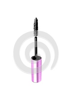 Make-up touche isolated on white