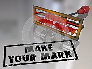 Make Your Mark Branding Iron Lasting Impression