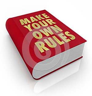 Make Your Own Rules Book Take Charge of LIfe photo