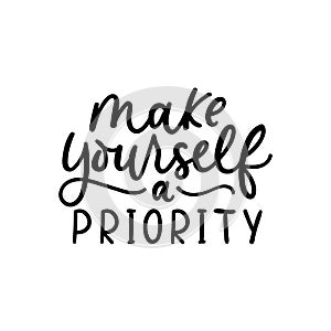 Make yourself a priority poster
