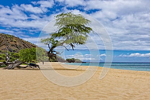 Makena Big Beach near Wailea Maui Hawaii USA