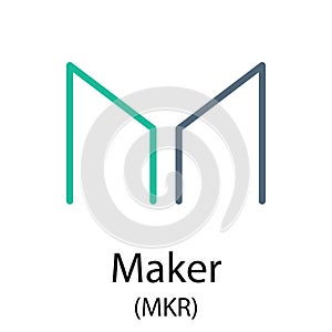 Maker cryptocurrency symbol