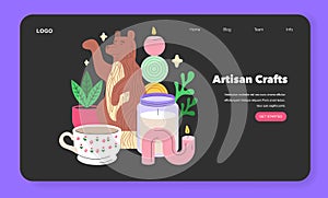 Maker Culture concept Artisanal charm photo