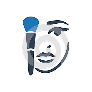 Makeup Application Face Icon