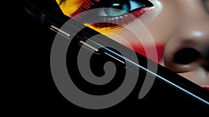 makeup black eyebrows