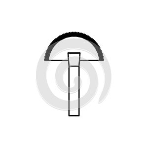 Makeup brush icon design template isolated