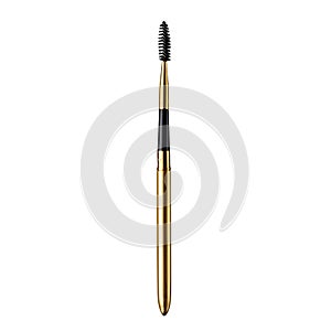 Makeup brush on white background isolate