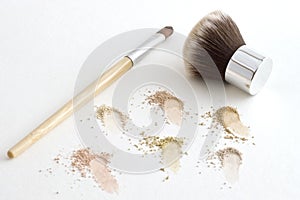 Makeup Brushes and Mineral Powder