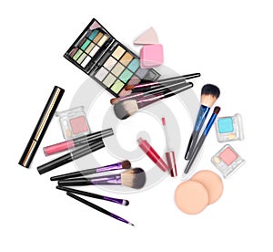 Makeup brushes set for professional