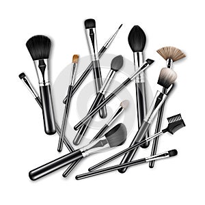 Makeup Concealer Powder Eye Shadow Brow Brushes