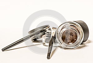 Makeup materials isolated